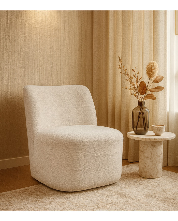 Butaca Gian giratoria – Tapizada, versátil y con giro 360º Butaca Gian giratoria – Tapizada, versátil y con giro 360º