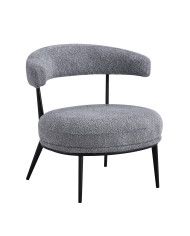 Butaca Asis – Tapizado Teddy y patas metálicas, ideal para cualquier espacio