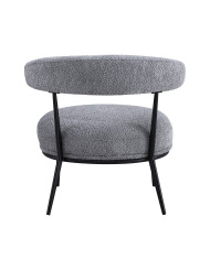 Butaca Asis – Tapizado Teddy y patas metálicas, ideal para cualquier espacio