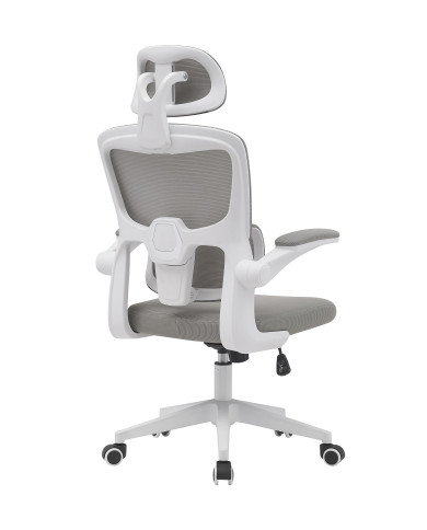 Silla de escritorio Aron ergonómica con refuerzo lumbar y reposacabezas regulable Silla de escritorio Aron ergonómica con refuerzo lumbar y reposacabezas regulable