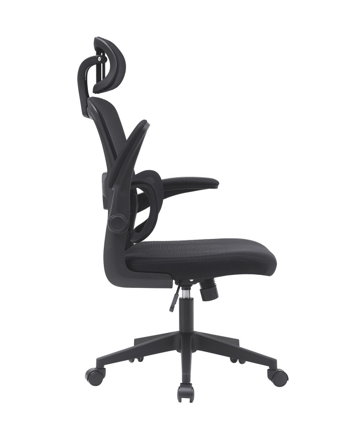 Silla de escritorio Aron ergonómica con refuerzo lumbar y reposacabezas regulable