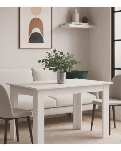 Mesa de comedor Uki 140x90 cm – Moderna, robusta y funcional Mesa de comedor Uki 140x90 cm – Moderna, robusta y funcional