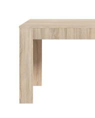 Mesa de comedor Uki 140x90 cm – Moderna, robusta y funcional