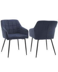 Pack 2 sillas comedor con reposabrazos FREYA