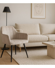 Pack 2 sillas comedor con reposabrazos FREYA