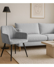 Pack 2 sillas comedor con reposabrazos FREYA