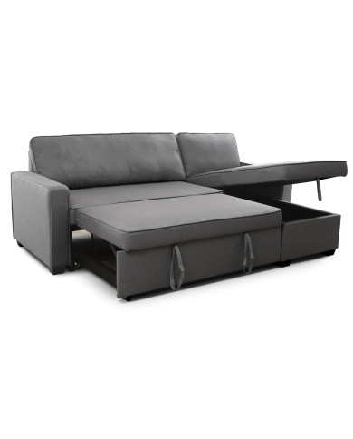 Sofá cama Maxi – Chaise longue reversible y extensible con arcón