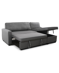 Sofá cama Maxi – Chaise longue reversible y extensible con arcón