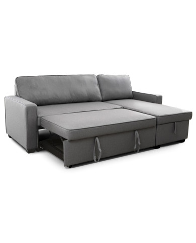 Sofá cama Maxi – Chaise longue reversible y extensible con arcón