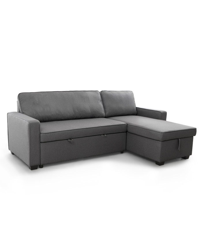 Sofá cama Maxi – Chaise longue reversible y extensible con arcón