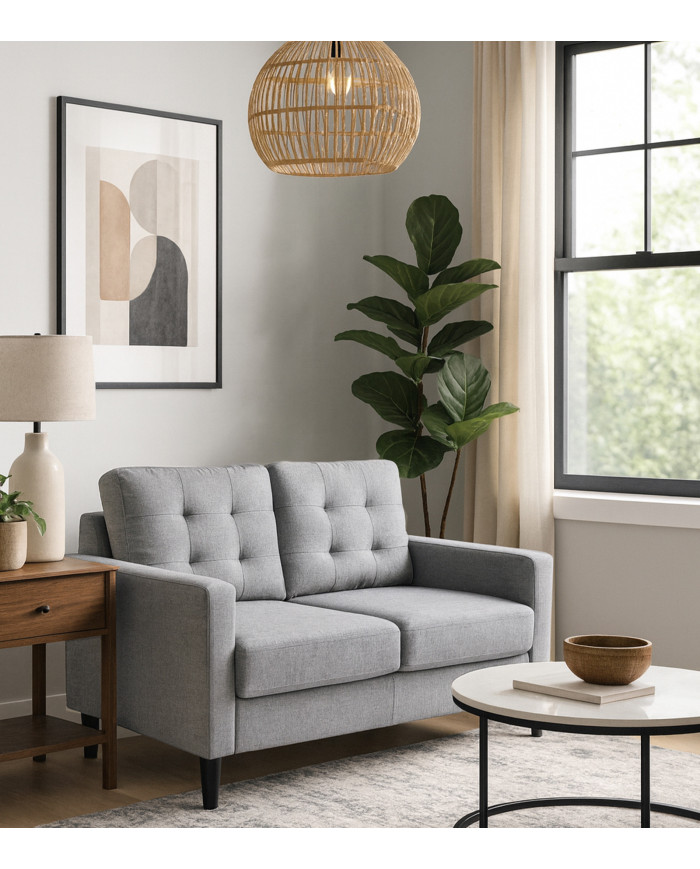 Sofá Dubi – Minimalista, antimanchas y disponible en 2 y 3 plazas