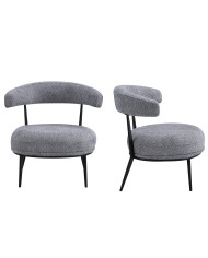 Butaca Asis – Tapizado Teddy y patas metálicas, ideal para cualquier espacio