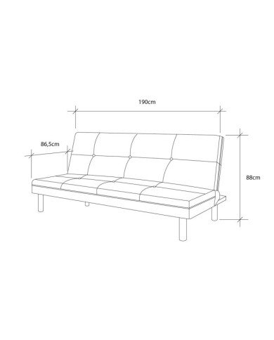 Sofa cama clic clac al mejor precio - Don Tresillo