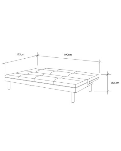 Sofa cama clic clac al mejor precio - Don Tresillo