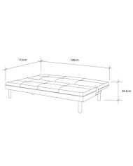 Sofa cama clic clac al mejor precio - Don Tresillo
