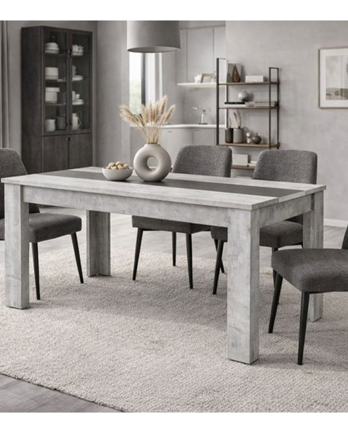 Mesa de comedor fija Mirko 140x90 cm – Diseño funcional