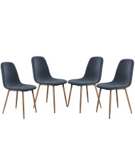 Pack de 4 Sillas de Comedor Suiz - Diseño Moderno y Elegante