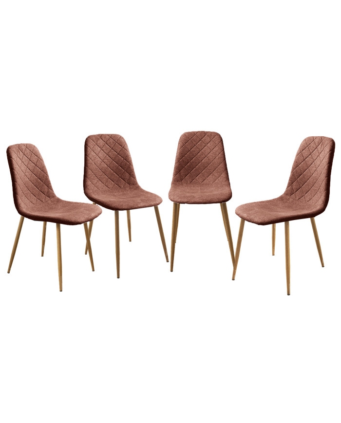 Pack de 4 Sillas de Comedor Suiz - Diseño Moderno y Elegante
