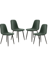 Pack de 4 Sillas de Comedor Suiz - Diseño Moderno y Elegante
