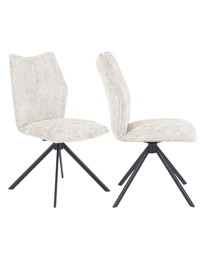 Silla Nena giratoria 180º – Tapizada en tela