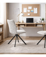 Silla Nena giratoria 180º – Tapizada en tela