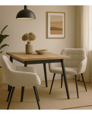 Pack 2 sillas comedor con reposabrazos FREYA