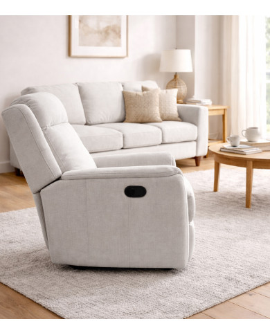 Sillón reclinable Nievis – Sillón relax con palanca