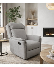 Sillón reclinable Nievis – Sillón relax con palanca