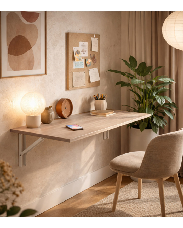 Mesa plegable de pared Plex – Mesa auxiliar compacta