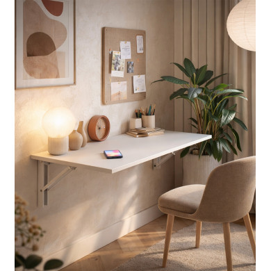 Mesa plegable de pared Plex – Mesa auxiliar compacta