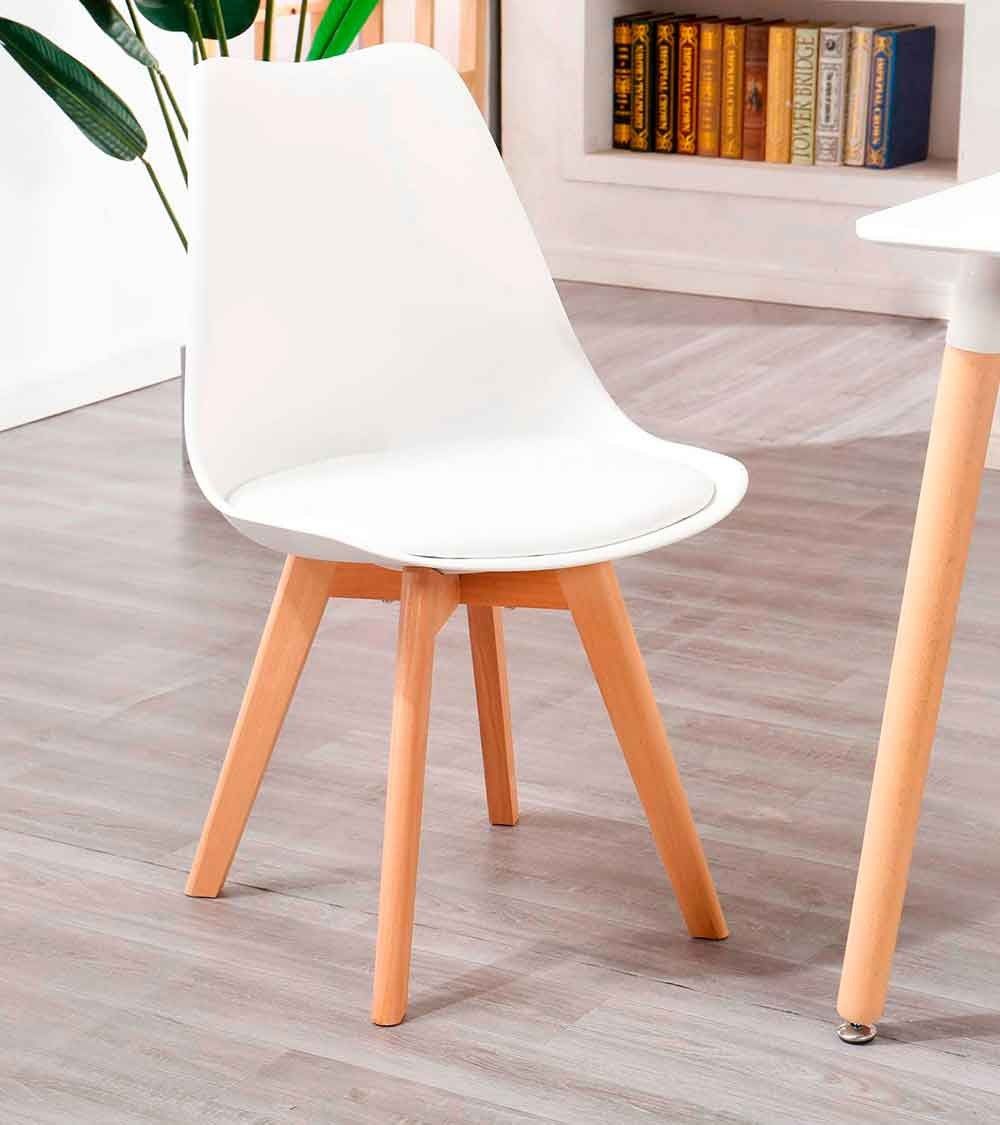 Pack 4 sillas Tulipa – Sillas de comedor estilo nórdico