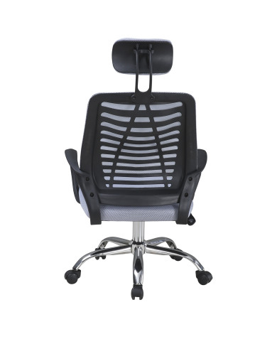 Silla de escritorio Queny ergonómica con reposacabezas