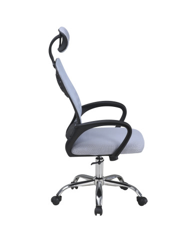 Silla de escritorio Queny ergonómica con reposacabezas