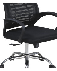 Silla de escritorio Queny ergonómica con reposacabezas