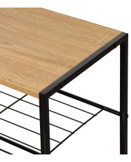 Estantería Kraft estilo industrial con 4 estantes