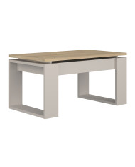 Mesa de centro elevable Rubi II con almacenaje