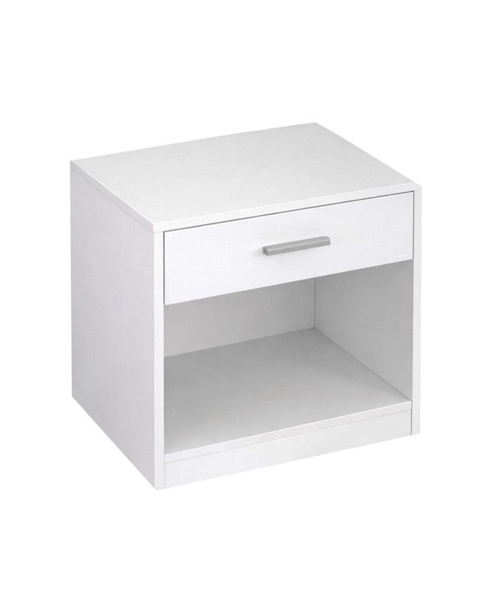 Mesita de noche Silva compacta con cajón