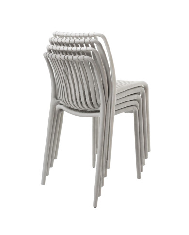 Sillas Solenia pack 4 apilables interior exterior