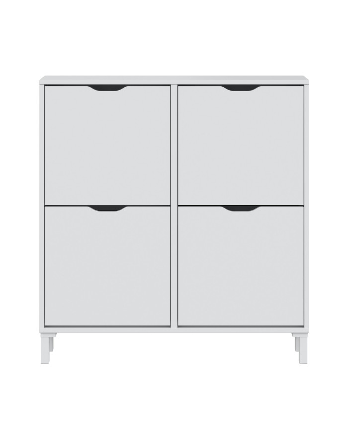 Zapatero Aury 4 puertas compacto y estrecho