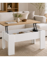 Mesa de centro elevable Premier 4 con almacenaje