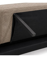 Sofá cama Pynkie convertible en cama de matrimonio