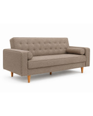 Sofá cama Pynkie convertible en cama de matrimonio
