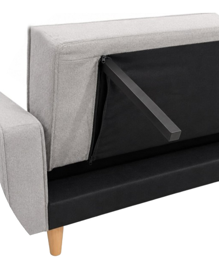 Sofá cama Pynkie convertible en cama de matrimonio