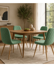 Pack de 4 Sillas de Comedor Suiz - Diseño Moderno y Elegante