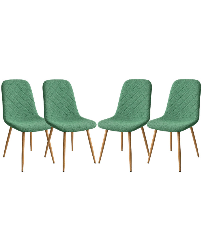 Pack de 4 Sillas de Comedor Suiz - Diseño Moderno y Elegante