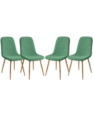 Pack de 4 Sillas de Comedor Suiz - Diseño Moderno y Elegante