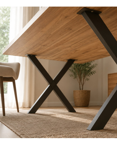 Patas X para mesa pack de 2 unidades