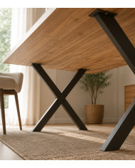 Patas X para mesa pack de 2 unidades