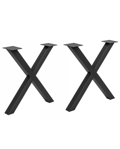 Patas X para mesa pack de 2 unidades