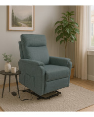 Sillón relax Delta elevable con motor eléctrico – Varias opciones de color